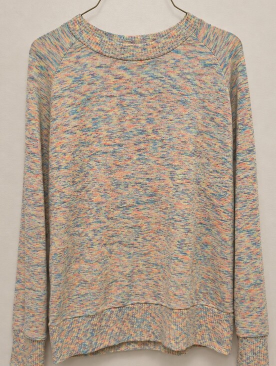Denim - Next Pastel Space Dye Space-Dyed Knit Sweater - Size M